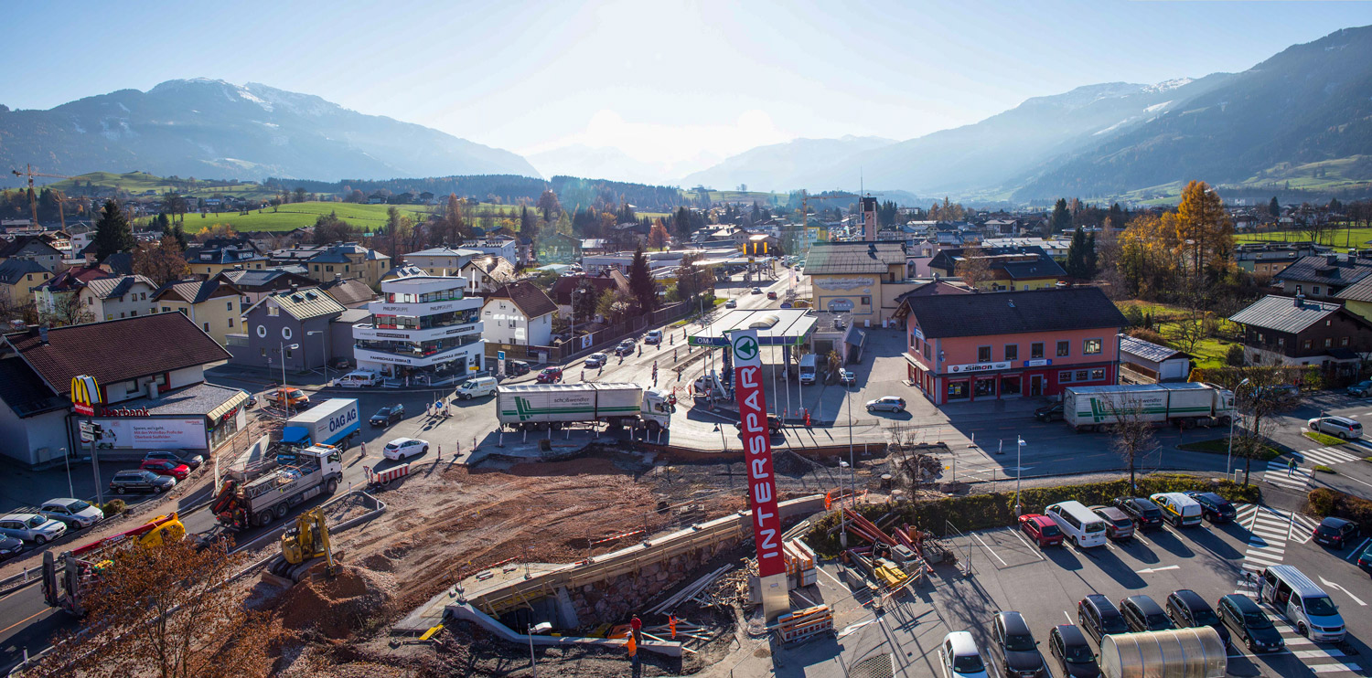 Swietelsky Zell am See :: Ortsdurchfahrt Saalfelden